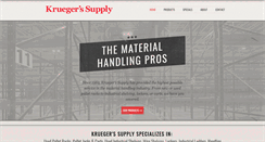 Desktop Screenshot of kruegerssupply.com